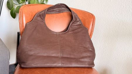 Sac Ferretina en cuir véritable, made in Mexico, Vintage 49
