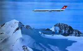 SWISSAIR Poster / Plakat - HB-INC - DC 9-81