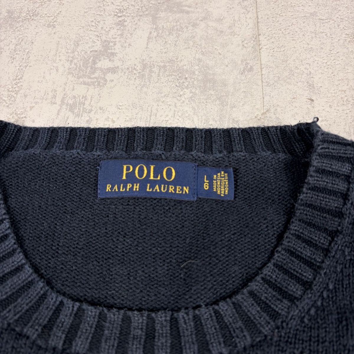 Polo Ralph Lauren Pullover & Sweatshirts: Pull en maille Polo Ralph Lauren bleu marine - Taille L – Gebraucht aus Neuchâtel von aliceguins 3