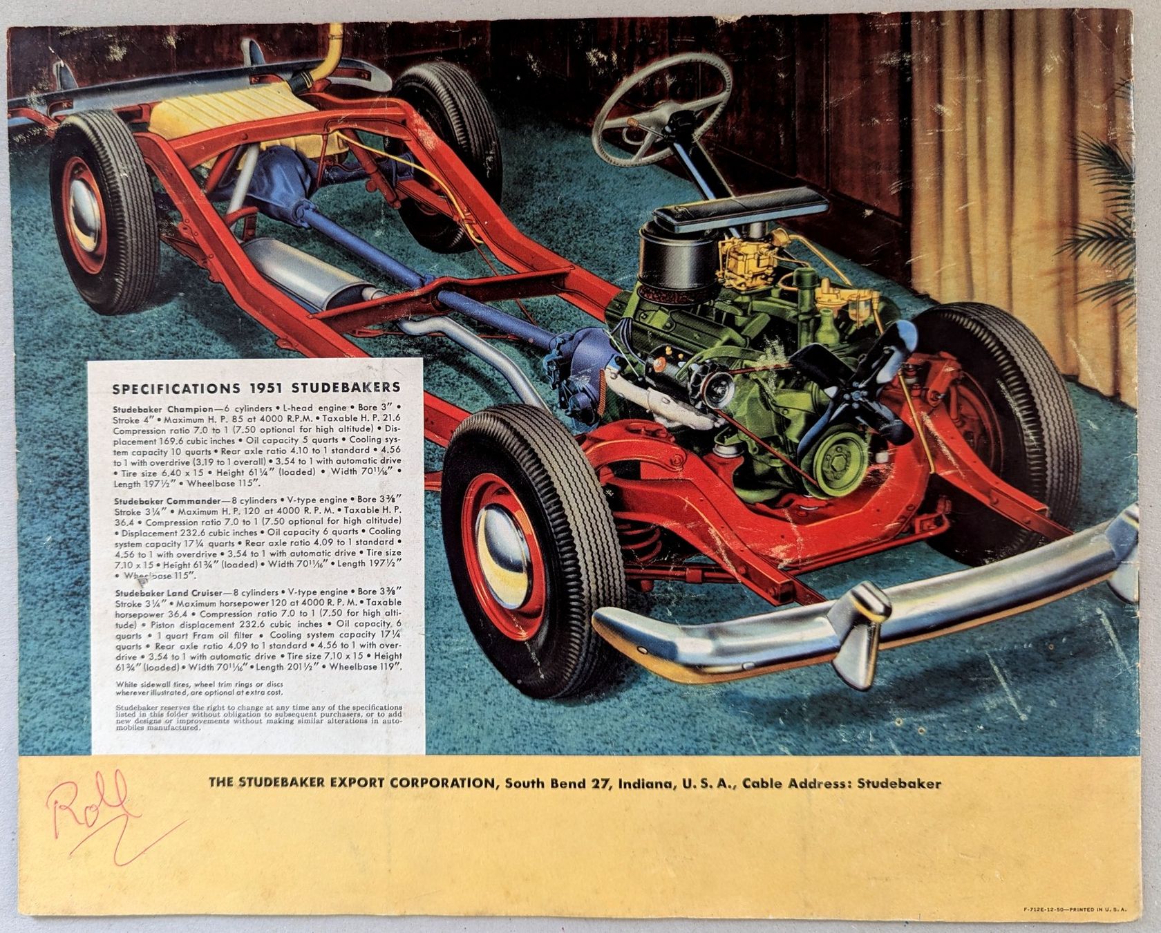 Studebaker Dokumente: US-Originalkatalog "STUDEBAKER 1951" – Gebraucht aus Olten von VanishingPoint.71 5