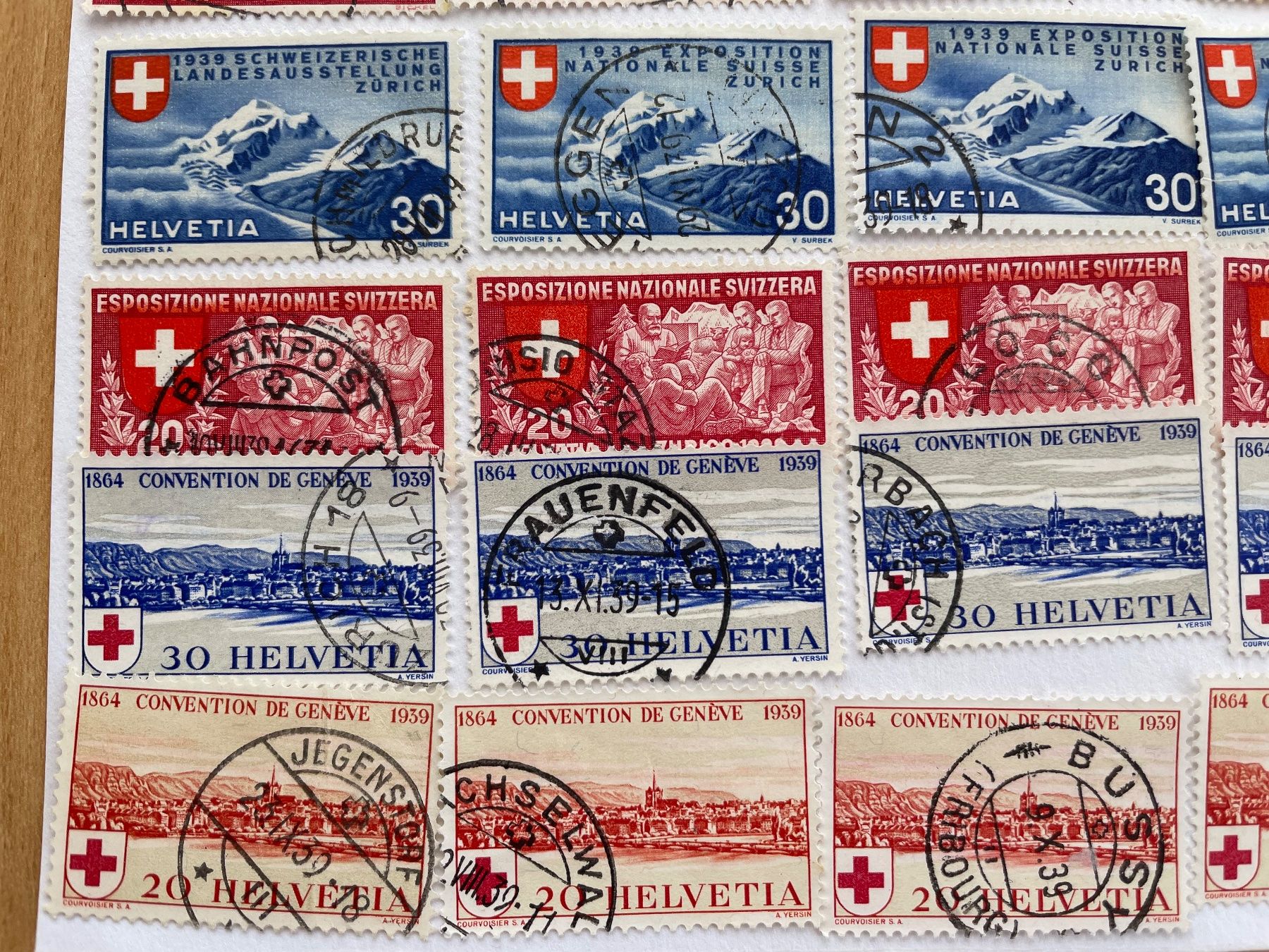 Alle Briefmarken: 55 timbres BELLES OBLIT. dès 7.- – Gebraucht aus Sonceboz-Sombeval von Comment2