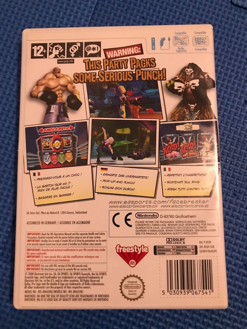 Nintendo Giochi: Facebreaker K.O. Party Nintendo Wii – Usato da Gossau SG venduto da schlitzerdemon 2