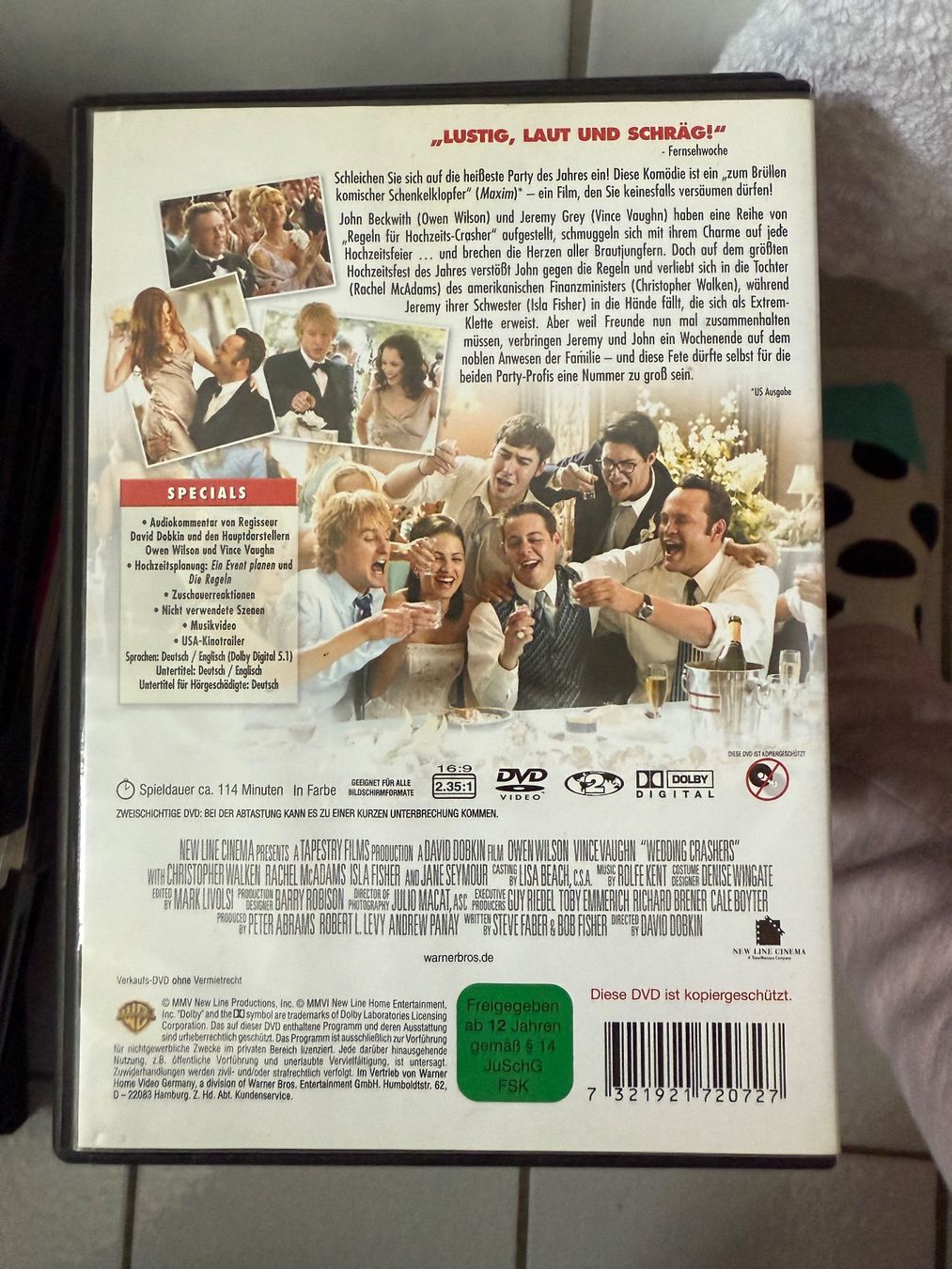Tutti i DVDs: DVD "Die Hochzeits-Crasher" – Usato da Bern venduto da jbern3012 1