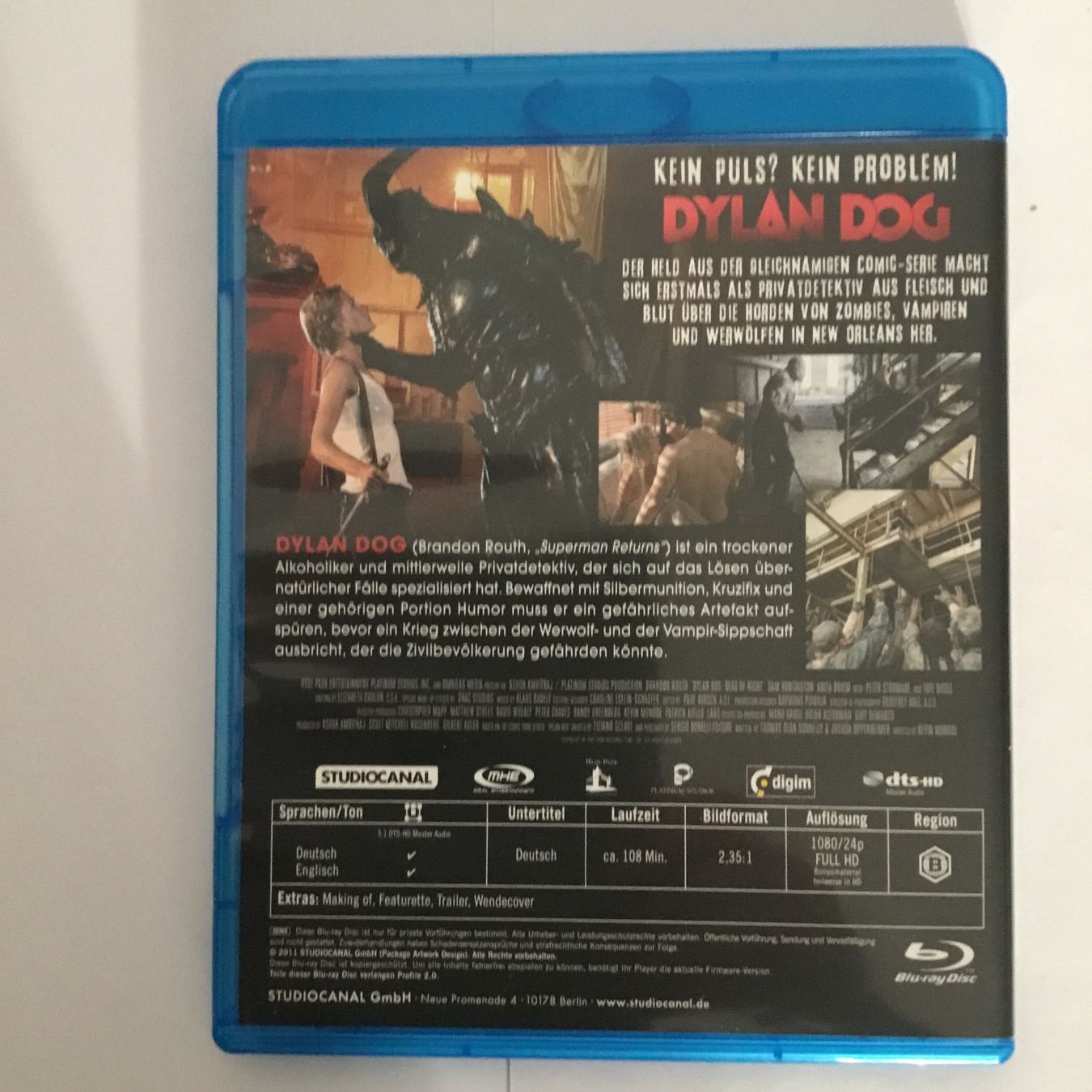 Tutti i DVDs: Dylan Dog Blu Ray – Nuovo (secondo la descrizione) da Blauen venduto da sternchen66 1