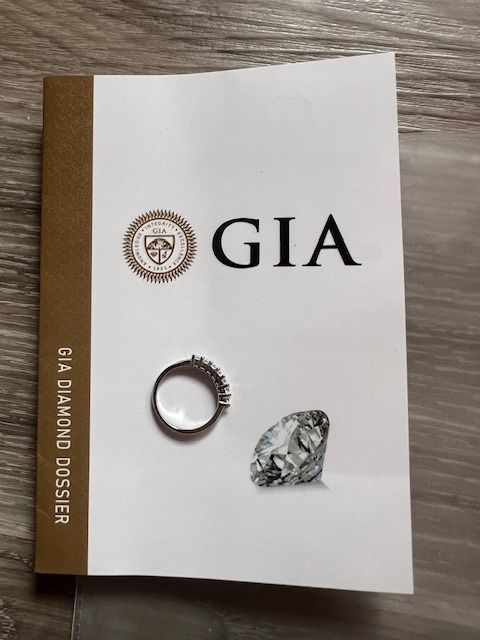 Ringe: PT950 mit 7 Diamanten. Gr 51 – Neu (gemäss Beschreibung) aus Neerach von romiping 2