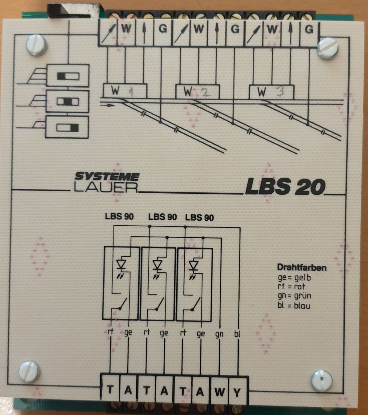 Modellini di ferrovie: Lauer Schattenbahnhofsteuerung LBS20 – Usato da Recherswil venduto da bass-ted 2