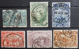 Portugal ex. Kat. 138-144 gest. 1898 Kat. 21 Euro
