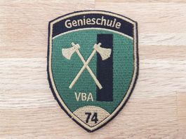Badge Genieschule VBA 74 gold
