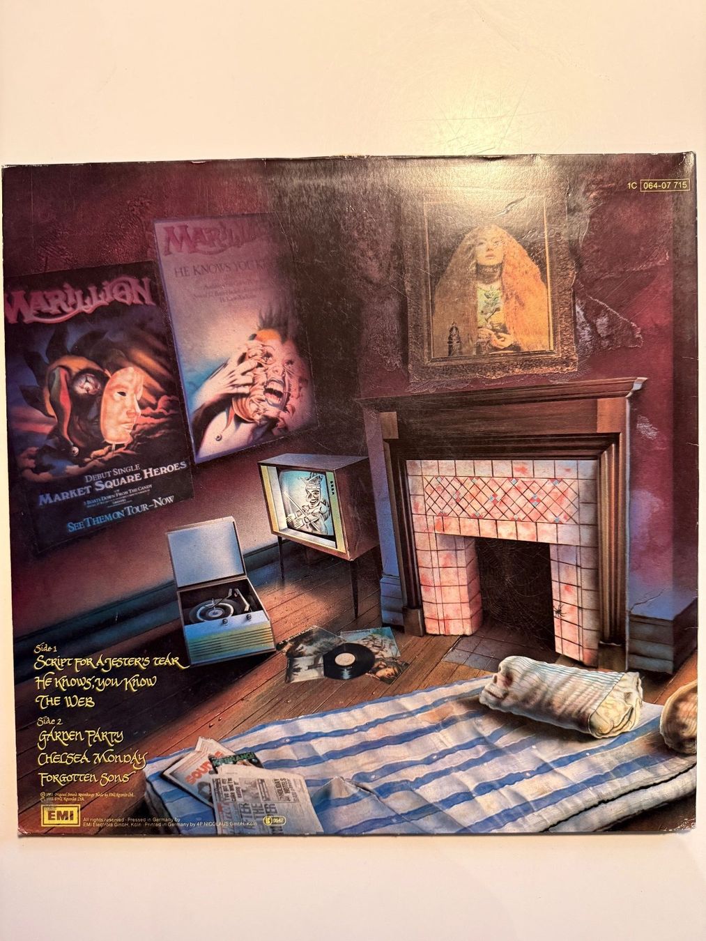 Schallplatten: Marillion – Script For A Jester's Tear - Original 9183 – Gebraucht aus Unterägeri von hero87333 1