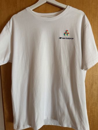 New Balance T-Shirt Weiss Grösse L