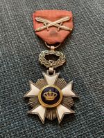 Belgium - Order of the Crown - Silver medal - Léopold II
