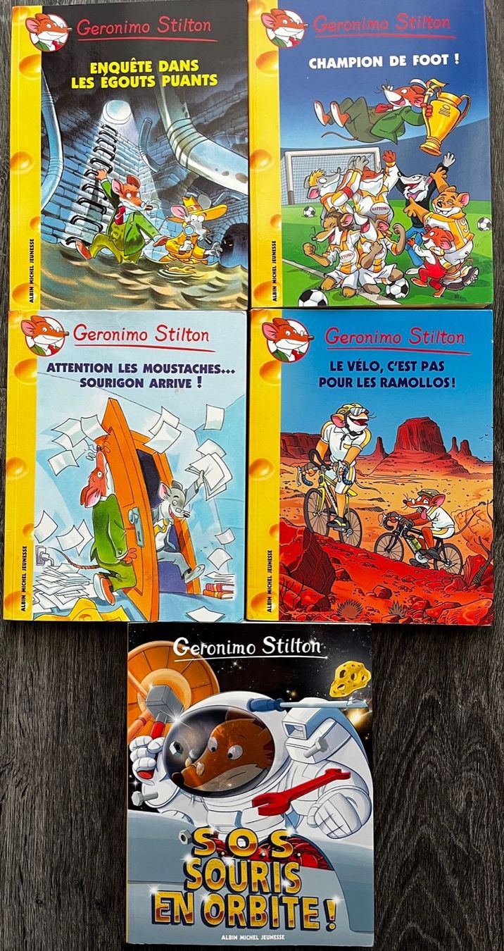 Libri: GERONIMO STILTON 5 livres – Nuovo (secondo la descrizione) da La Plaine venduto da Biliblue