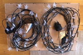 Lichterketten (2 Stk.) mit ⭐️ Sternen