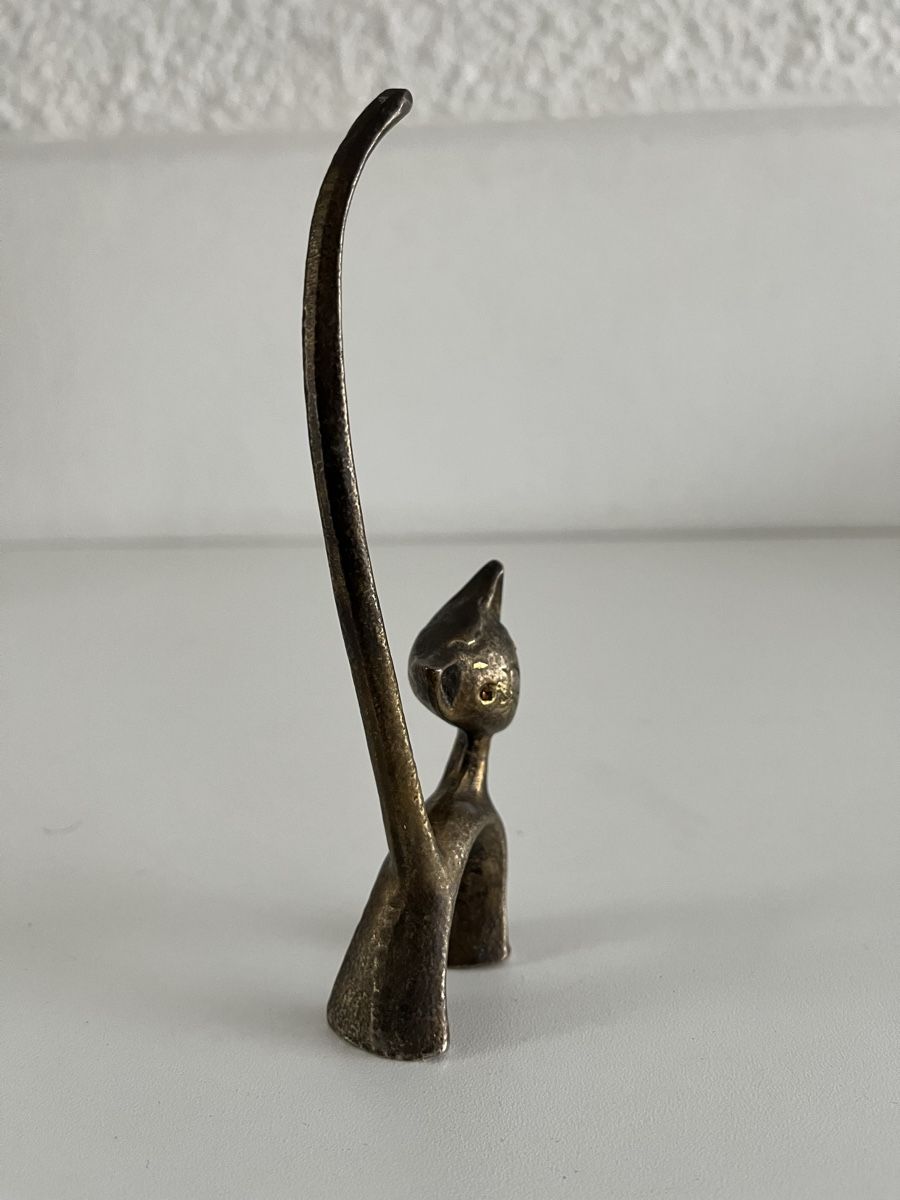 Statuette: Vintage Ringhalter aus Metall – Usato da Wetzikon ZH venduto da seli03 6