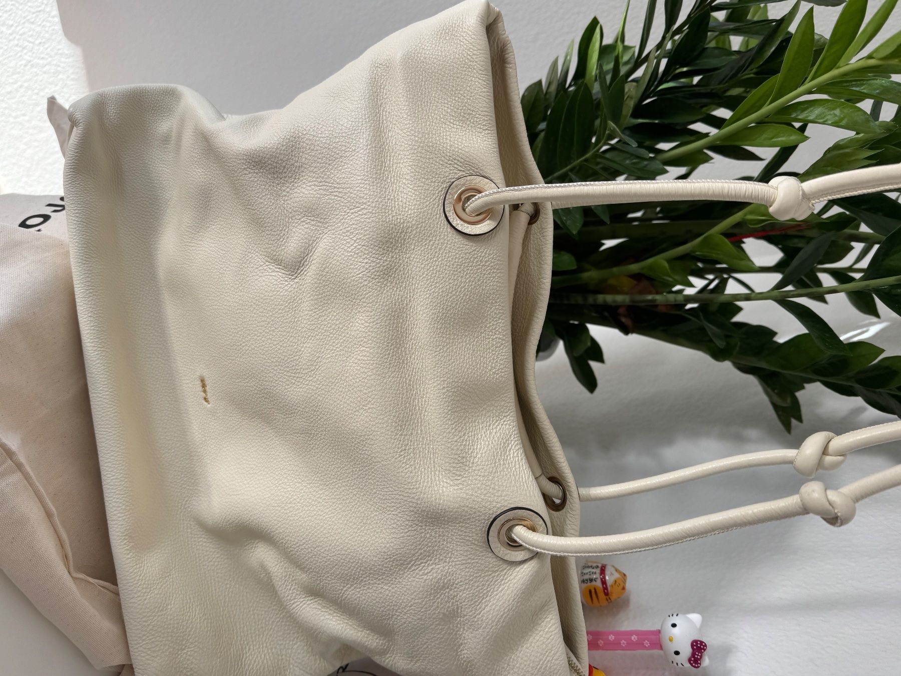Abro Borse: ABRO Knotted Shopper Leder Milk NEU – Nuovo (secondo la descrizione) da Zuerich venduto da Moochie 4