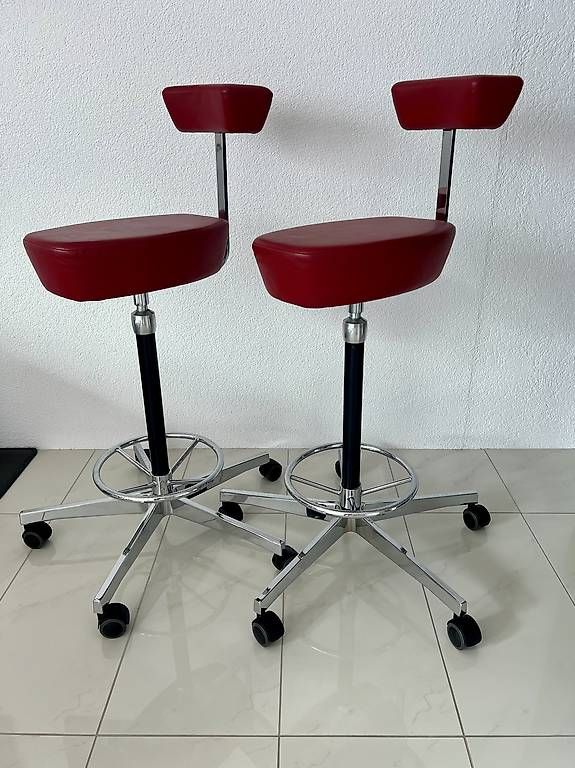Sedie: Vitra, Nelson Perch Stuhl in rot - selten – Usato da Muttenz venduto da schafno1