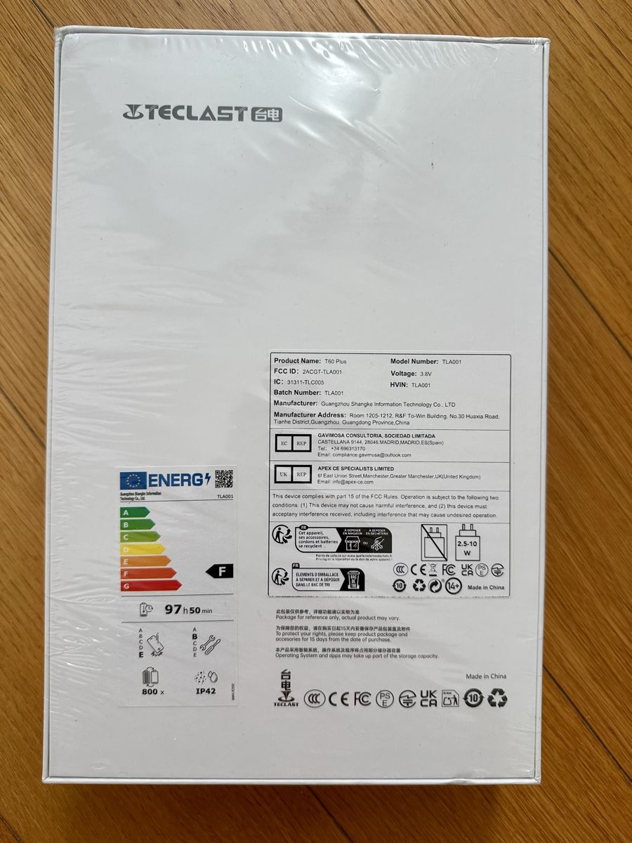 Tablet PC: New Teclast T60 Plus Tablet 6GB+128GB – Nuovo (secondo la descrizione) da Gattikon venduto da Sarahs_Schatzkammer 1