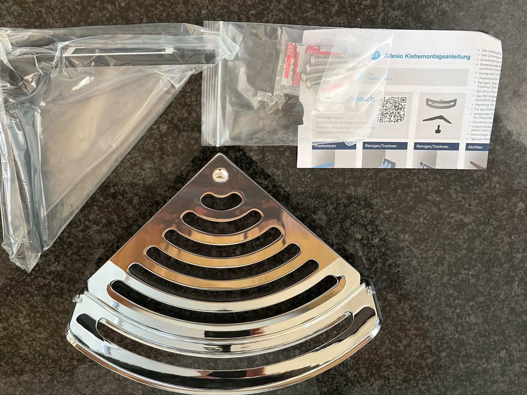 Portasapone: Duschkorb Eckmodell, Bodenschatz – Nuovo e nell'imballaggio originale da Winterthur venduto da efant12
