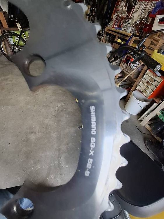 Plateaux Shimano Dura-Ace 52/42 Dents – 130 BCD – 7 Vitesses – Occasion (usés)