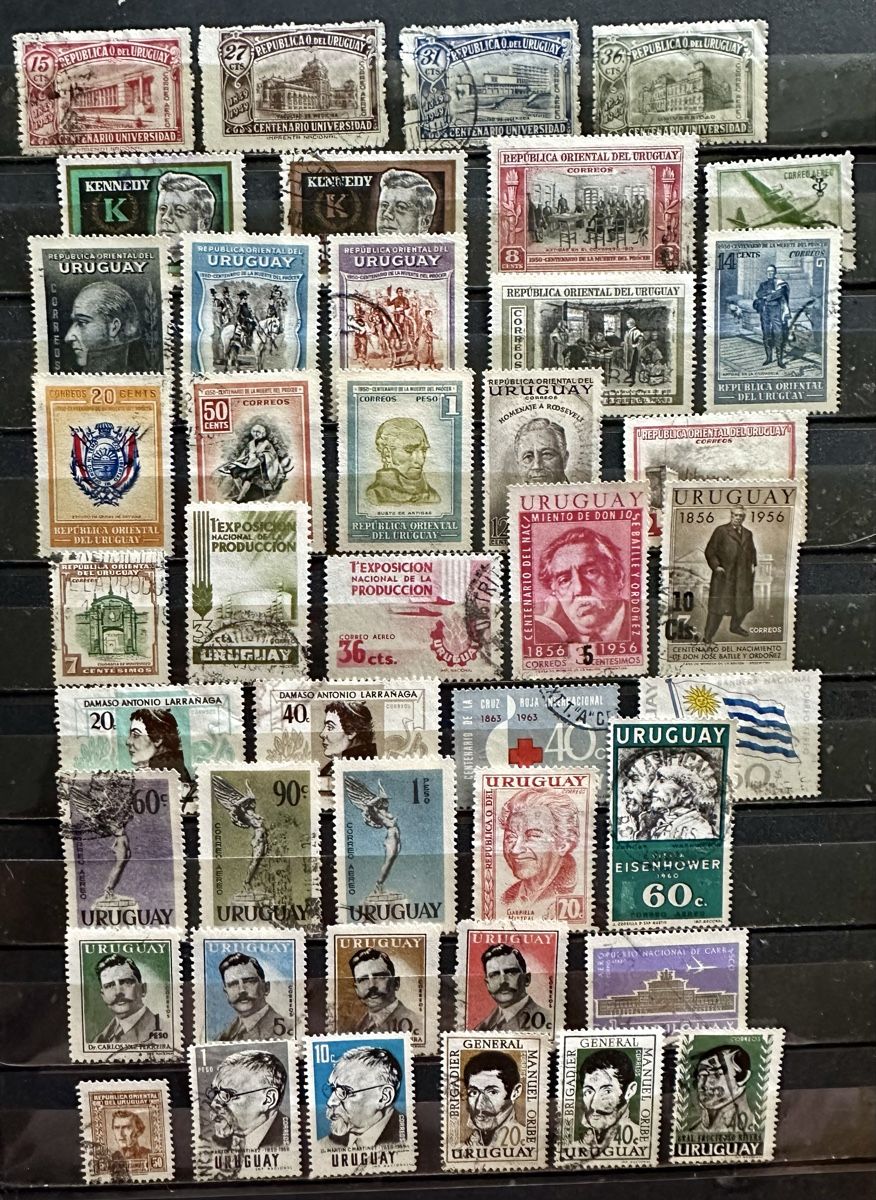 Alle Briefmarken: Uruguay  – Gebraucht aus Duebendorf von Fczfanrobi
