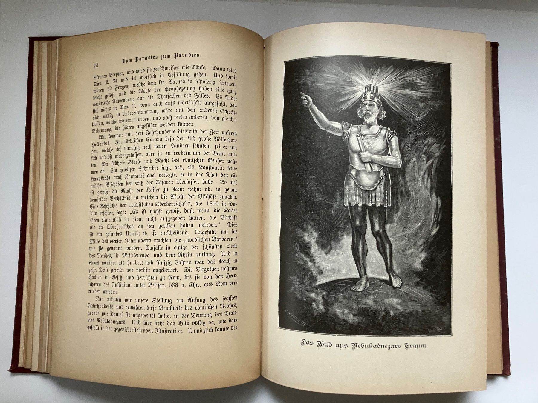 Libri: Vom Paradies zum Paradies Ein bibl. u. proph. Versuch – Usato da ZUERICH venduto da Carolus1 4