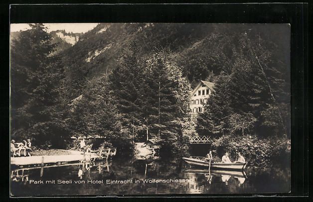 Cartoline postali: Wolfenschiessen, Park mit Seeli von Hote – Usato da Berlin venduto da bartko-reher