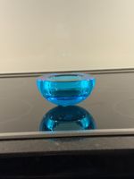 Teelicht Glas hellblau H. Koskinen Iittala Ballo Finnland