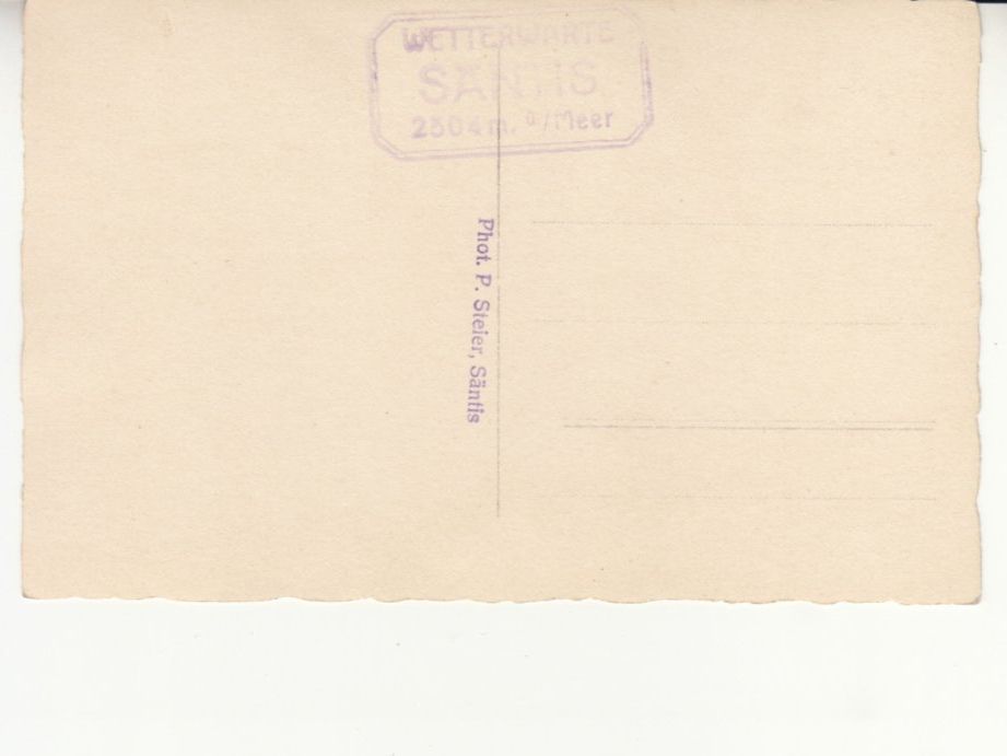 Cartoline postali: Säntis ca. 1930 – Usato da Bürglen TG venduto da StampGraf 1