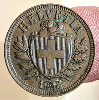 SCHWEIZ 2 RAPPEN 1938