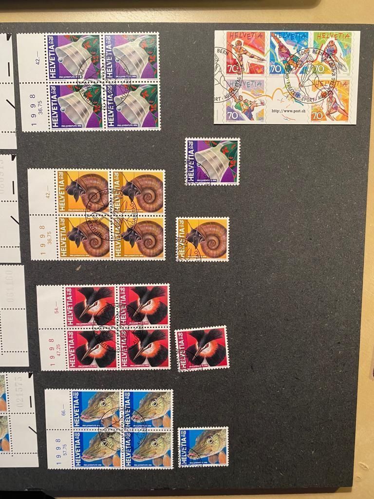 Alle Briefmarken: Los 59 1998 Pro Juventute Briefmarken – Neu (gemäss Beschreibung) aus Niederweningen von rimicanardo 1