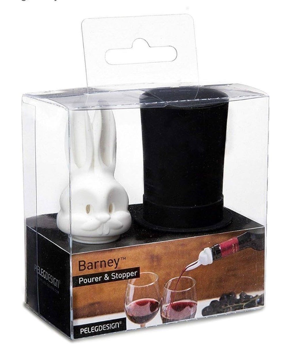 Apribottiglie & Tappi per chiusura: WEIN-AUSGIESSER ODER VERSCHLUSS VON BARNEY – Nuovo e nell'imballaggio originale da Honau venduto da sainj 1