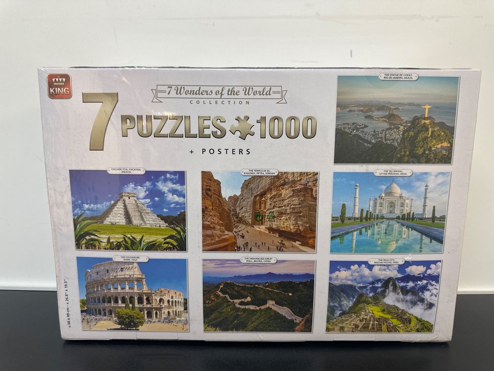 Neu 7 Wonders of the World 7 Puzzle (1x) (Neu und originalverpackt) in ...