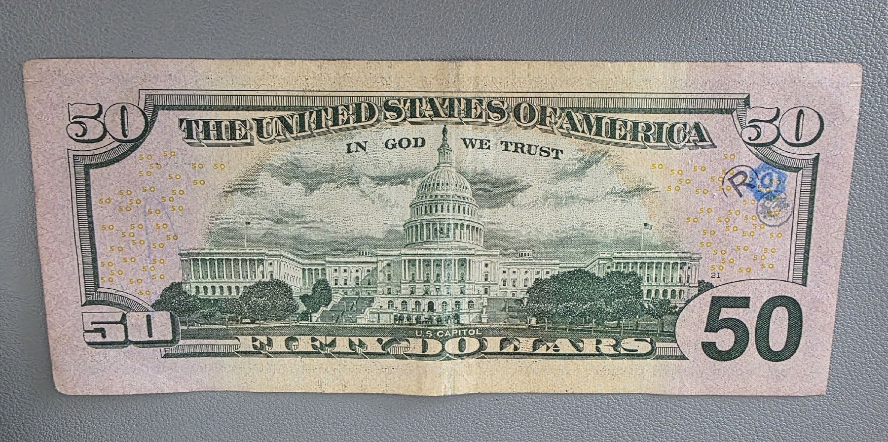 Banconote: 50 USA Dollar - GRANT Serie 2004 – Usato da Niederuzwil venduto da 262305 1