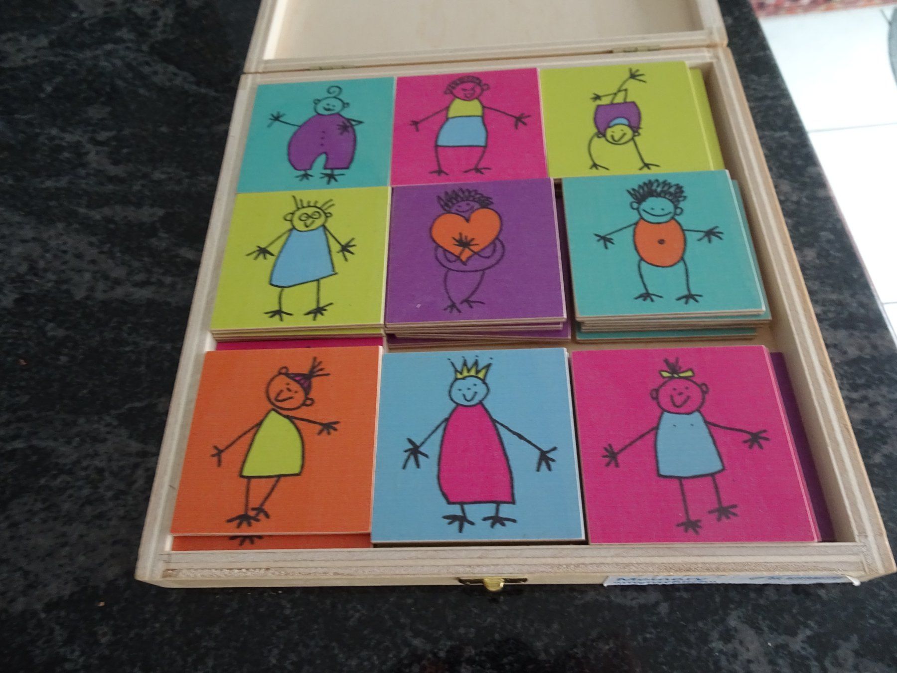 Giochi: Memory-Karten, aus Holz  Total 36Stück – Usato da Zürich venduto da Roulet 5