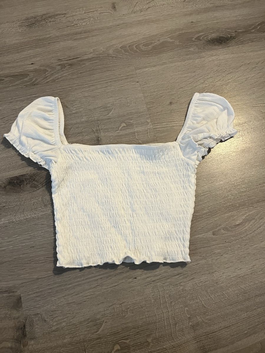 Lotti & Set di vestiti: Lot de 2 tops blancs – Nuovo (secondo la descrizione) da Les Geneveys-sur-Coffrane venduto da papoute 4