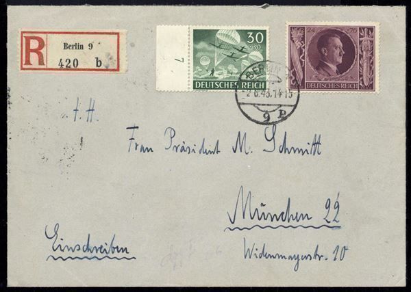 Buste & buste per spedizione: Deutsches Reich Michel-Nr. 848 u.a. – Usato da Koblenz venduto da Himmelsreiter