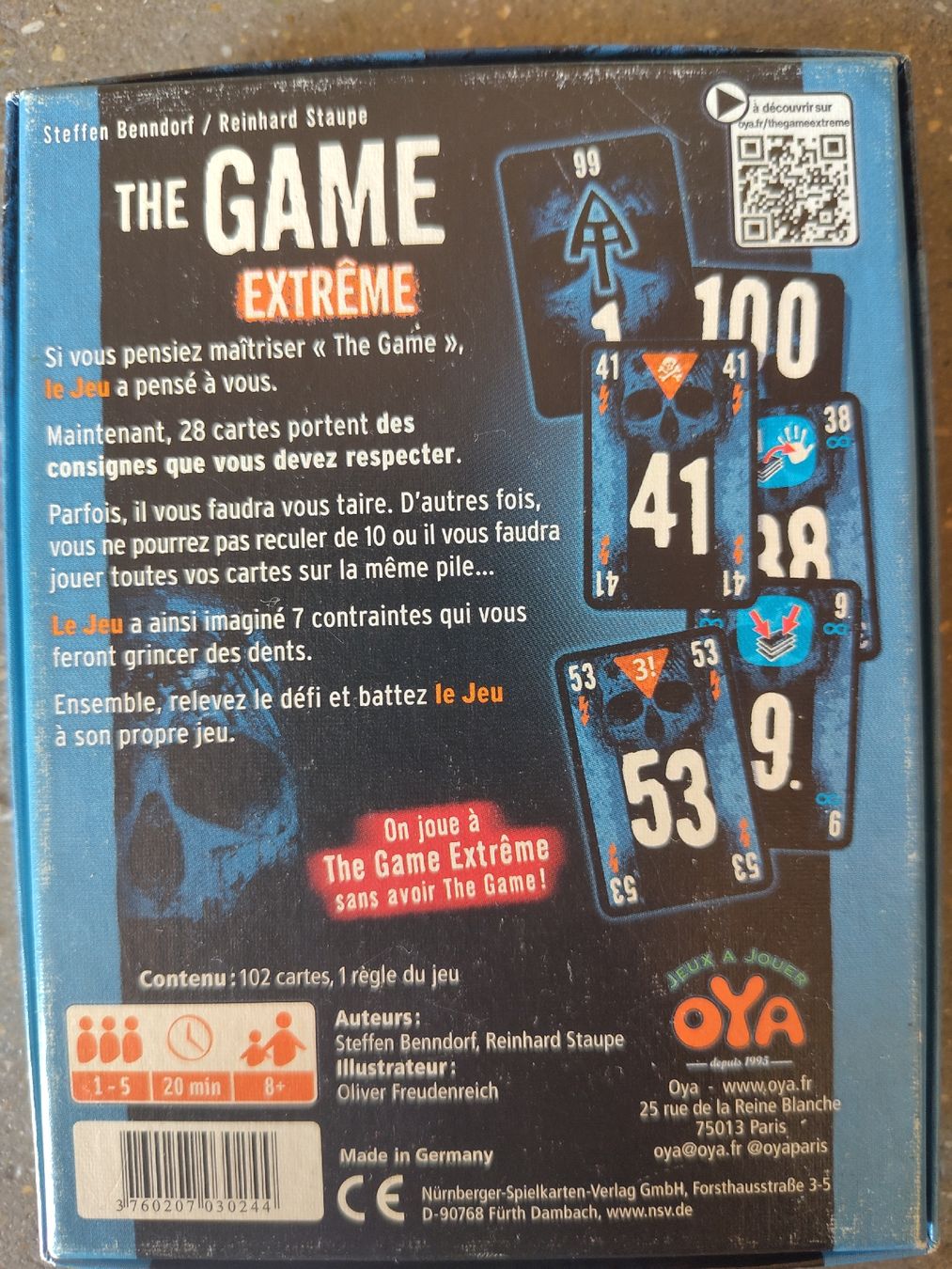 Giochi: Jeu The Game Extreme – Usato da Zürich venduto da aurelie.99 1
