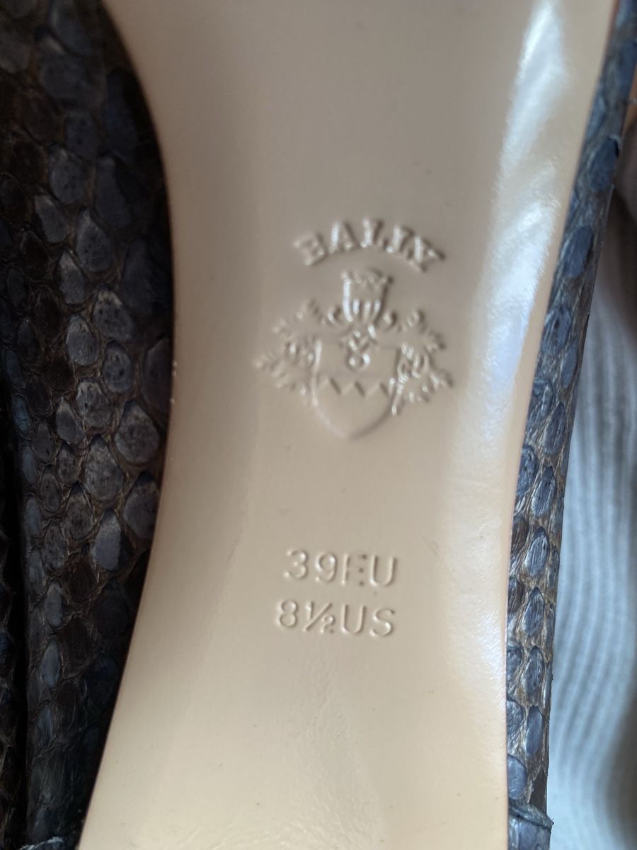 Bally Scarpe da donna: Bally Escarpins en cuir serpent 39 – Usato da Geneve venduto da Monthoux13 4