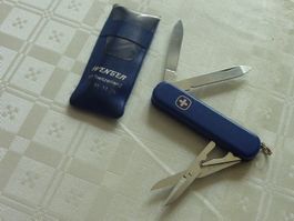 Sackmesser Taschenmesser WENGER Werbe fraisa blau 64 mm