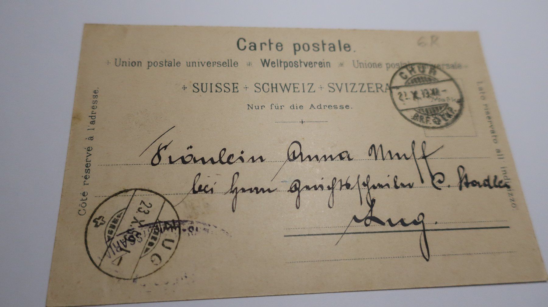 Cartoline postali: Gruss aus Chur 1899 – Usato da Cormoret venduto da Pascalll2001 4