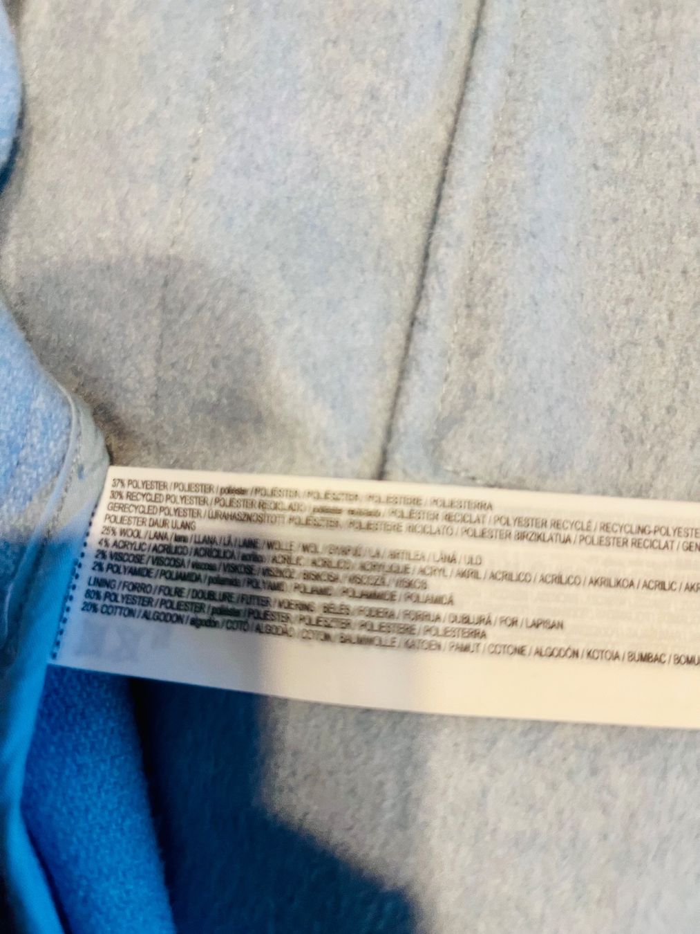 Mango Giacche: Mango Overshirt/Jacke hellblau Gr: XS/S oversize – Usato da Belp venduto da Solyluna 5