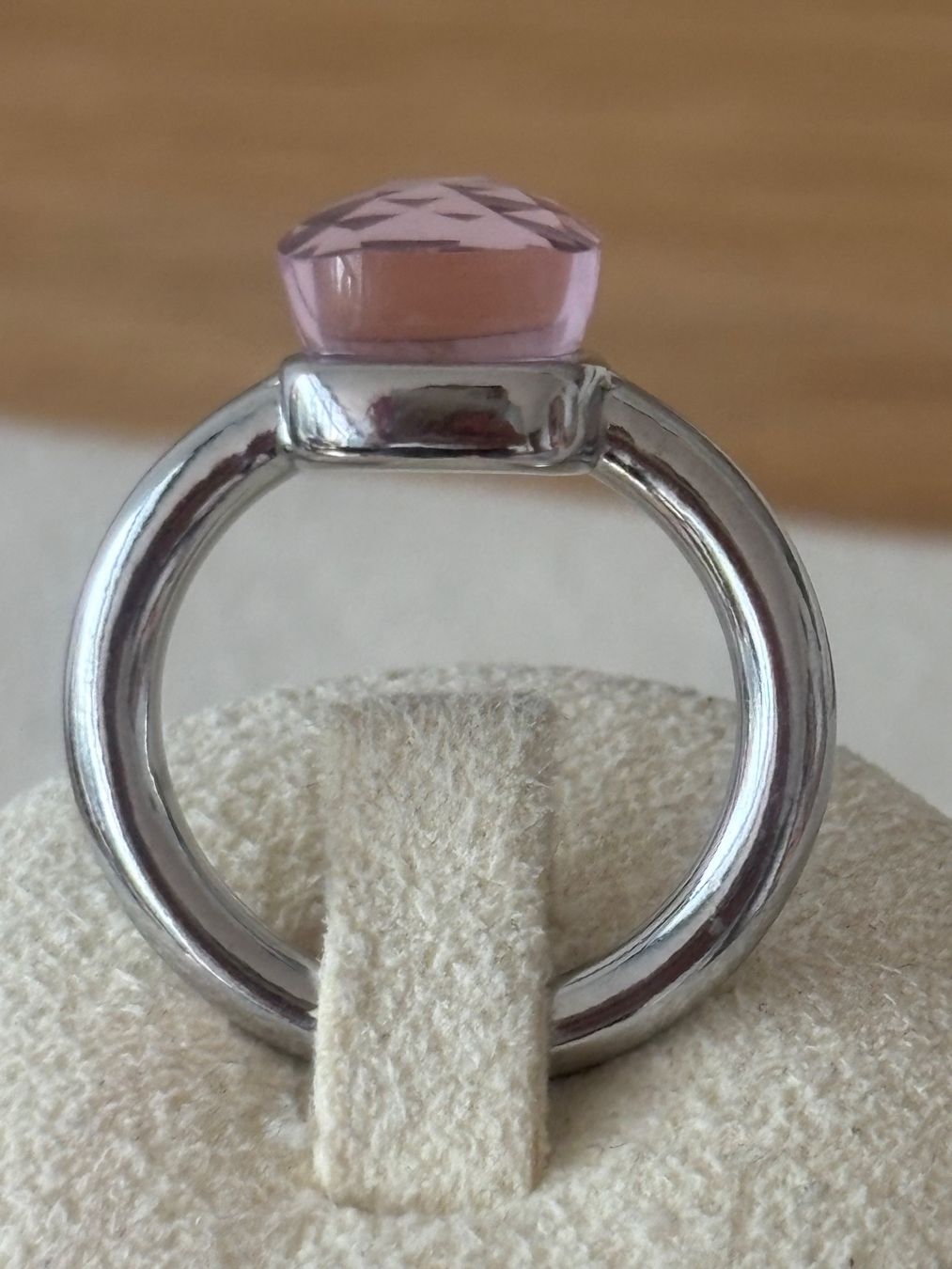 Anelli: Luxus Elegante Gr.17/7 Ring Farbe: Silber / Rosa – Nuovo (secondo la descrizione) da Biel-Bienne venduto da Roserosse13 2