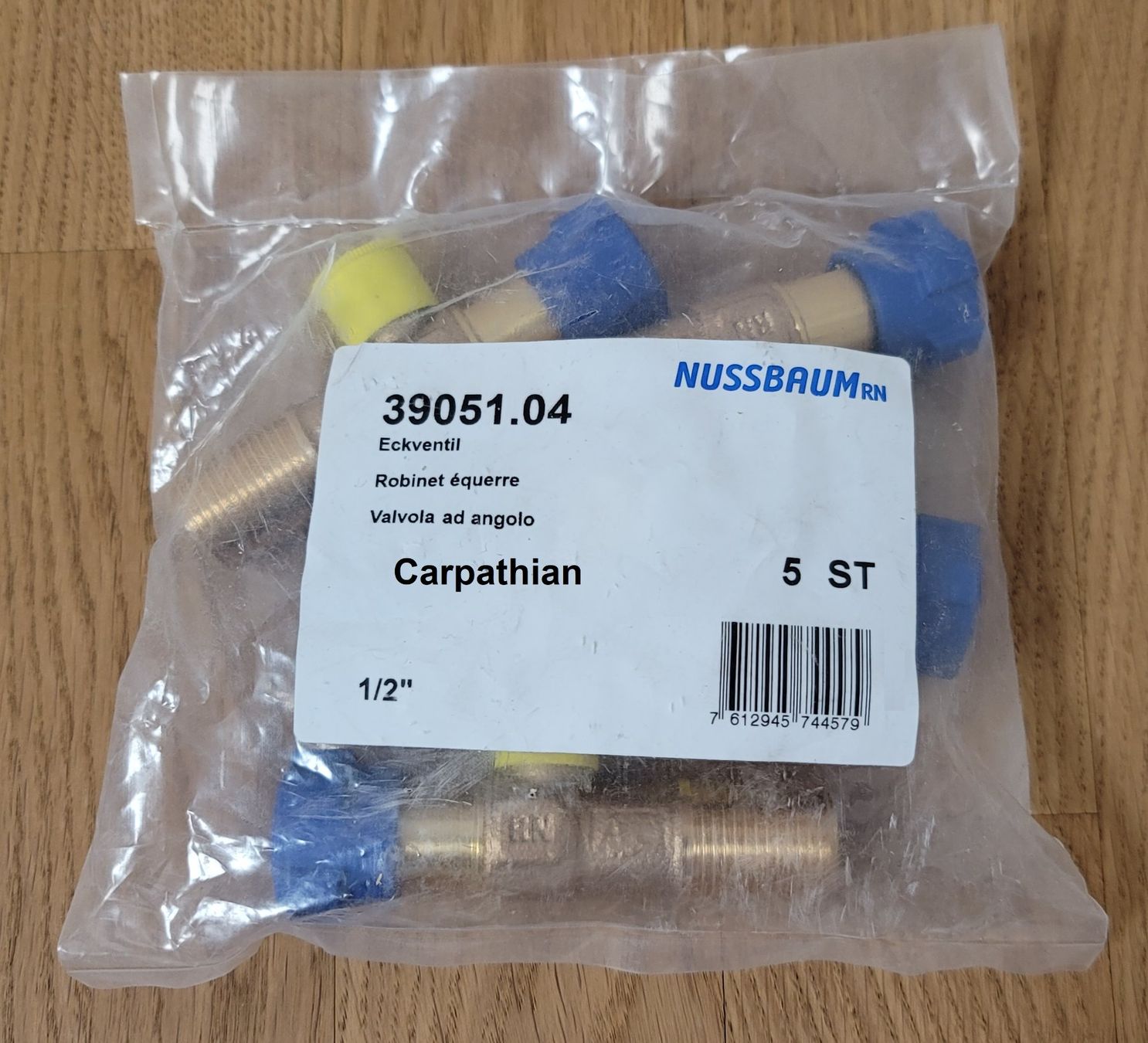 Rubinetteria: 5x Eckventile Nussbaum *TOP ANGEBOT* – Nuovo e nell'imballaggio originale da Unterlunkhofen venduto da Carpathian 1