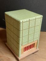Vintage Ofen, grün, nach Rudolf Süss - Puppenhaus