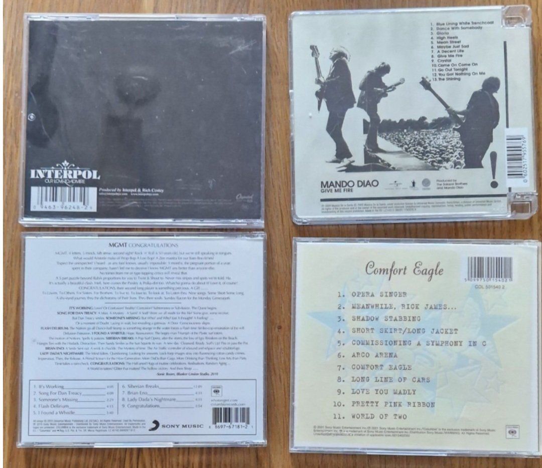 CDs: 4 CDs: Interpol, Mando Diao, MGMT, Cake – Gebraucht aus Wettingen von brownie14 4
