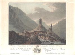 Hospental  von  Descourtis sehr selten