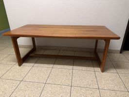 Couchtisch Mid-Century Holz rechteckig vintage guter Zustand