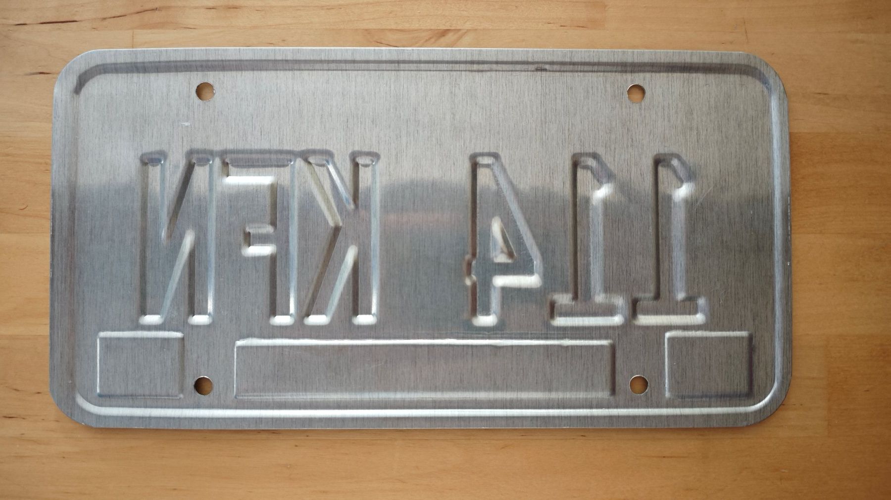 Insegne: US Licence plate Kentucky State – Usato da YVERDON-LES-BAINS venduto da CYBERSALE 1