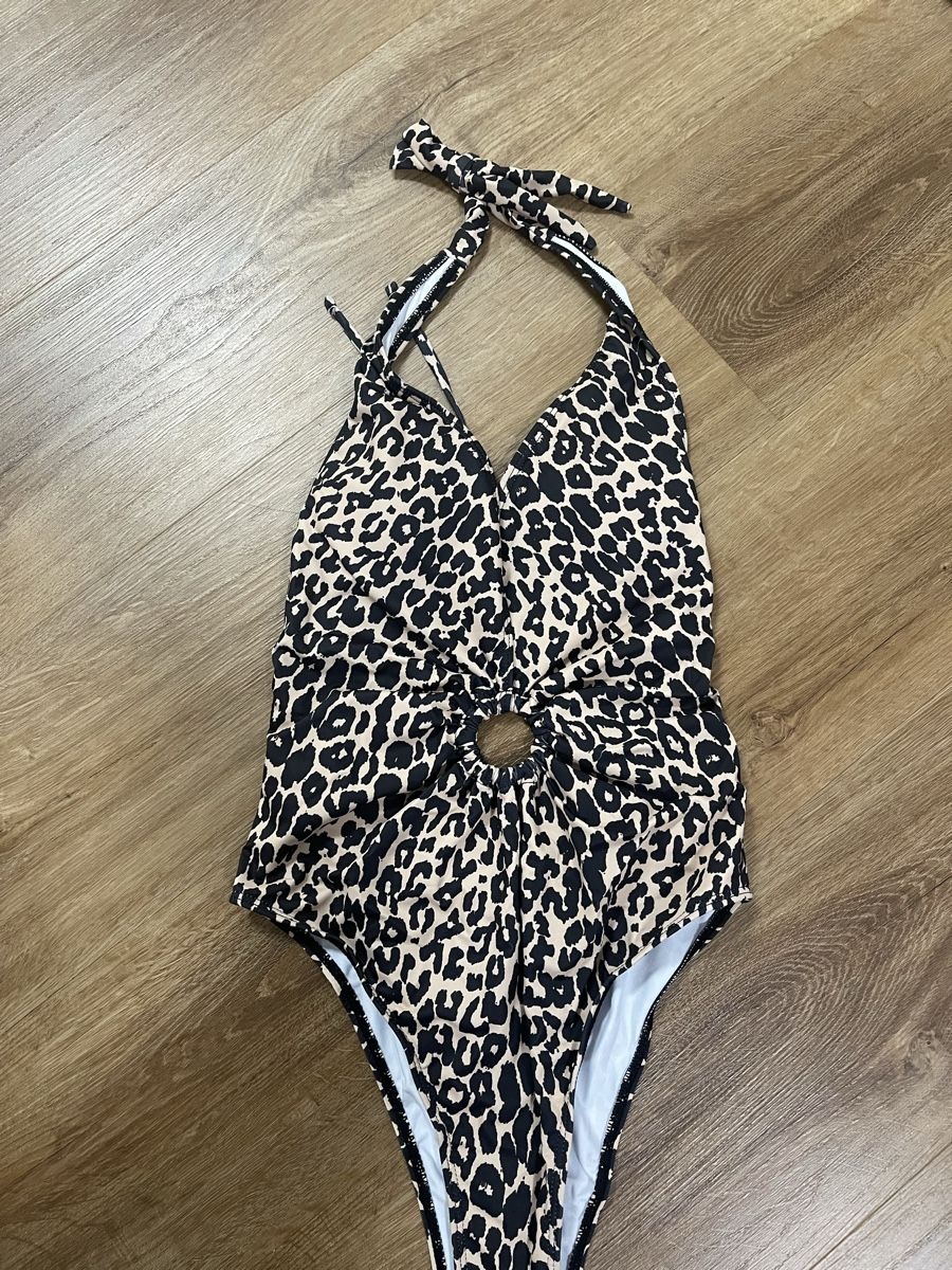 Costumi da bagno & Bikini: Leoparden Badeanzug Rückenfrei Gr S – Nuovo (secondo la descrizione) da Bassersdorf venduto da Sandy456 1