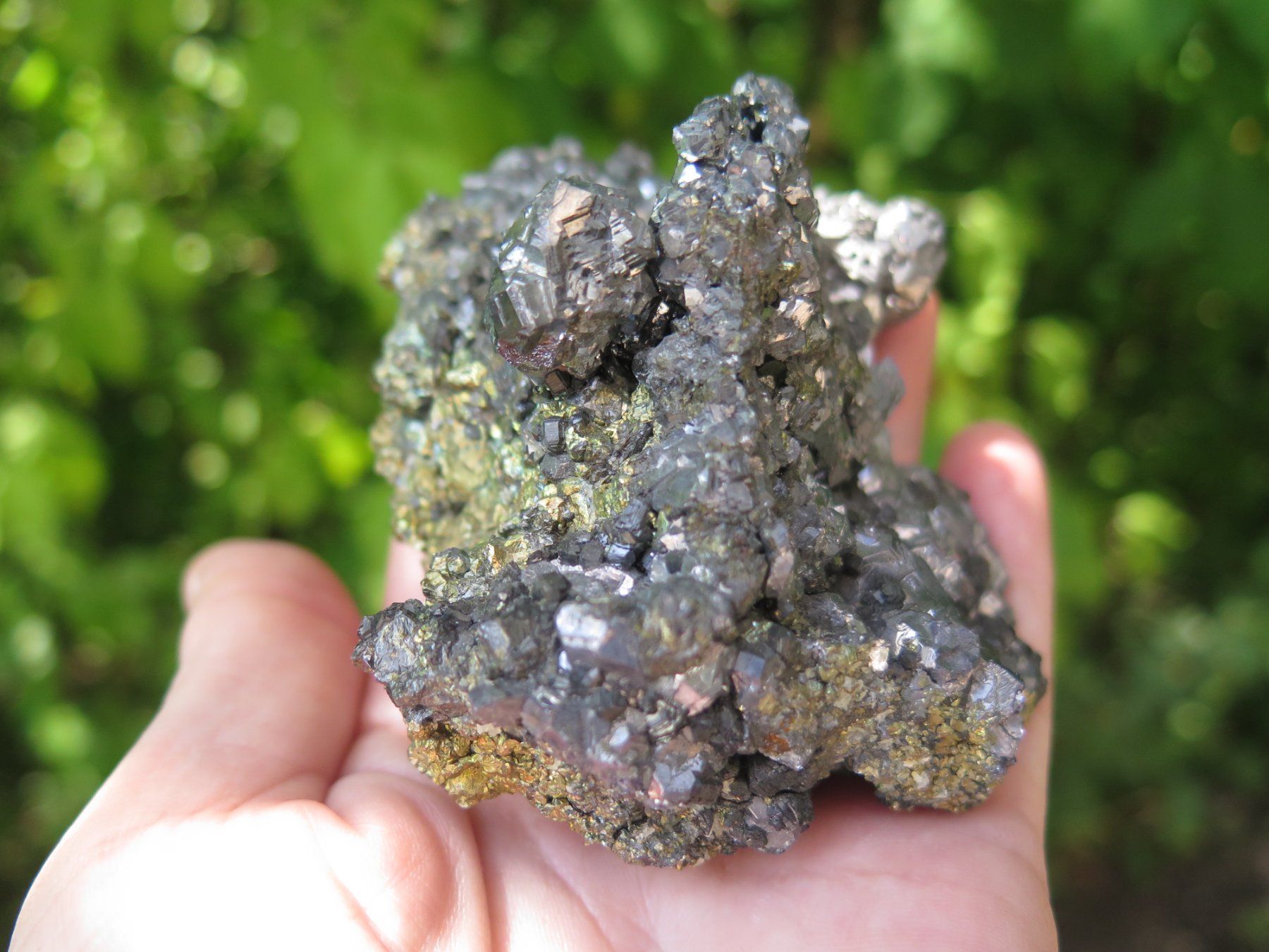 Minerali & Pietre curative: Bleiglanz mit Pyrit, sehr glänzend, ca. 603 gr. – Usato da Schaffhausen venduto da Yamakana51L8736OQ8 2